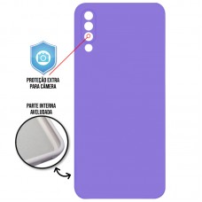 Capa para Samsung Galaxy A30s/A50 e A50s - Case Silicone Cover Protector Roxa